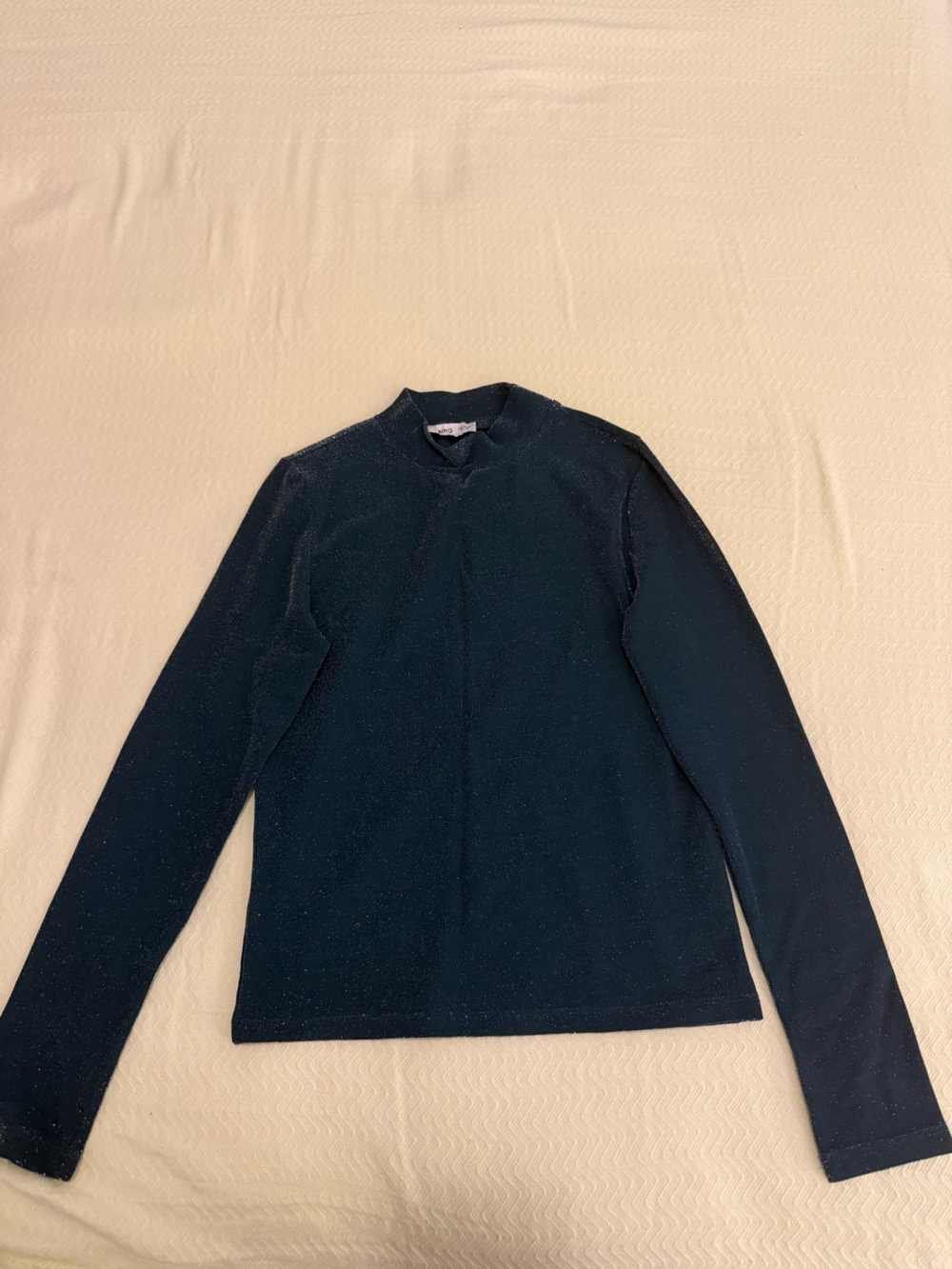 Mango Turtleneck with Subtle Sparkle
